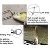 Pin Swivels Tackle Stainless Steel Snap Fishhook Swivels Eight-ring Connector Fishing Accessories