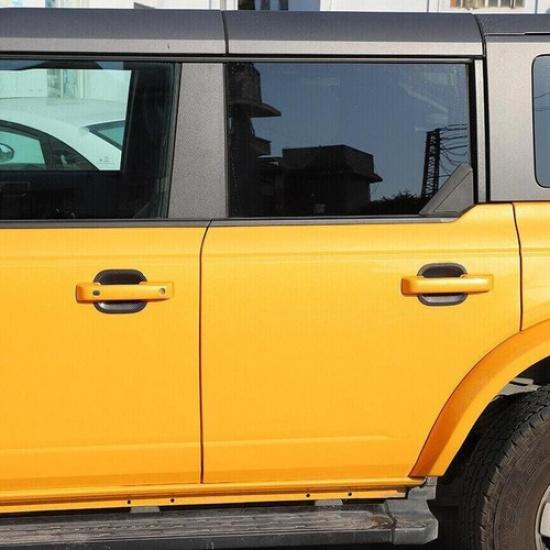 Car Door Handle Bowl Cover Trim For Ford Bronco -2024 Accessories ABS Carbon