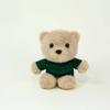 Teddy Bear Plush Toy Keychain With Printing For Gift And Decoration