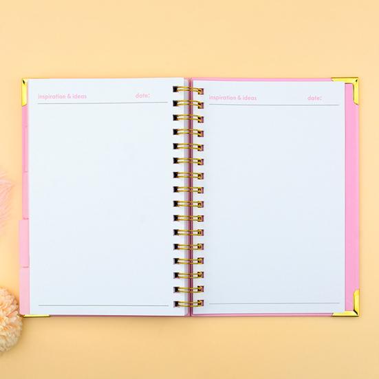 Еженедельник на 2026 год, блокнот на спирали, журнал целей с элегантной обложкой, постановка целей и отслеживание задач, портативный студенческий органайзер-дневник