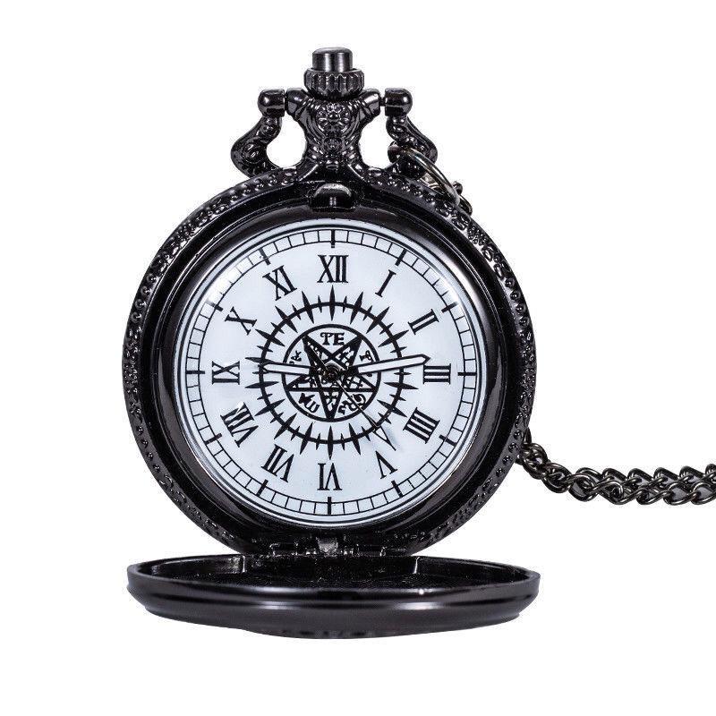 Anime Black Butler Cosplay Sebastian Pocket Watch Kuroshitsuji Clock Pendant for Men Women Gift
