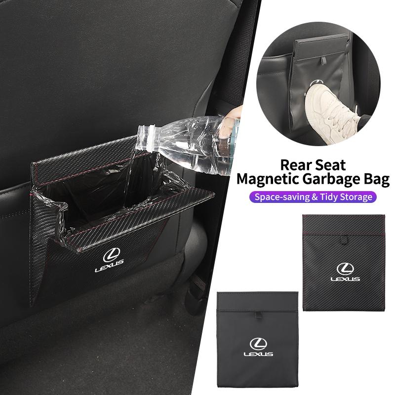 CKU5 Car Seatback Waste Bag Trash Pocket Garbage Pouch Accessories For Lexus UX250h RX450h CT200h RX400h NX300h RX350 RX300 GX470 IS3