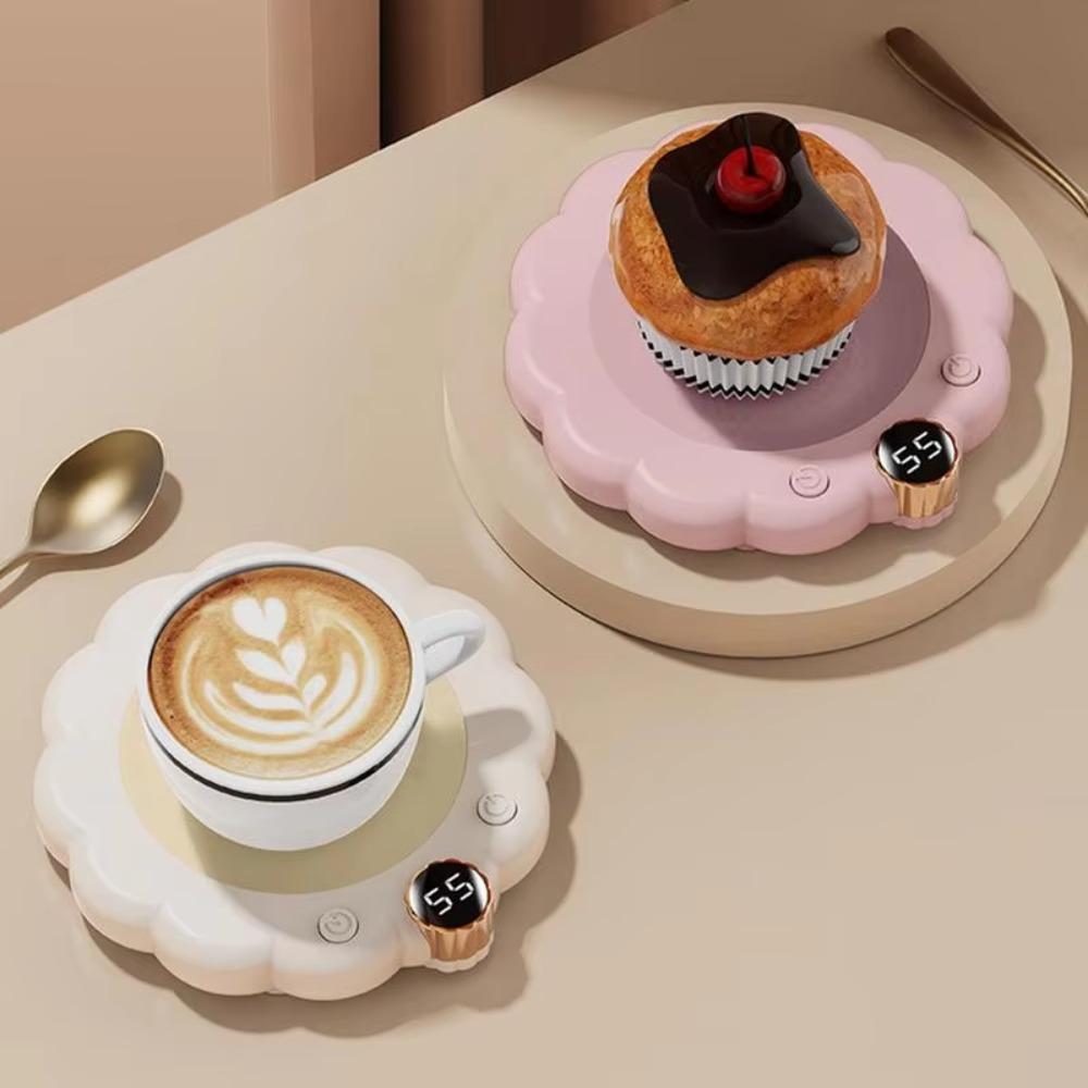 Регулируемая температура Термостатическая подставка Защита от сухого горения Электрическая нагревательная подставка для чашки Общежитие