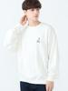 Beams Heart Takibi Bear Big Sweatshirt, Men's, OFF_WHITE, Size M