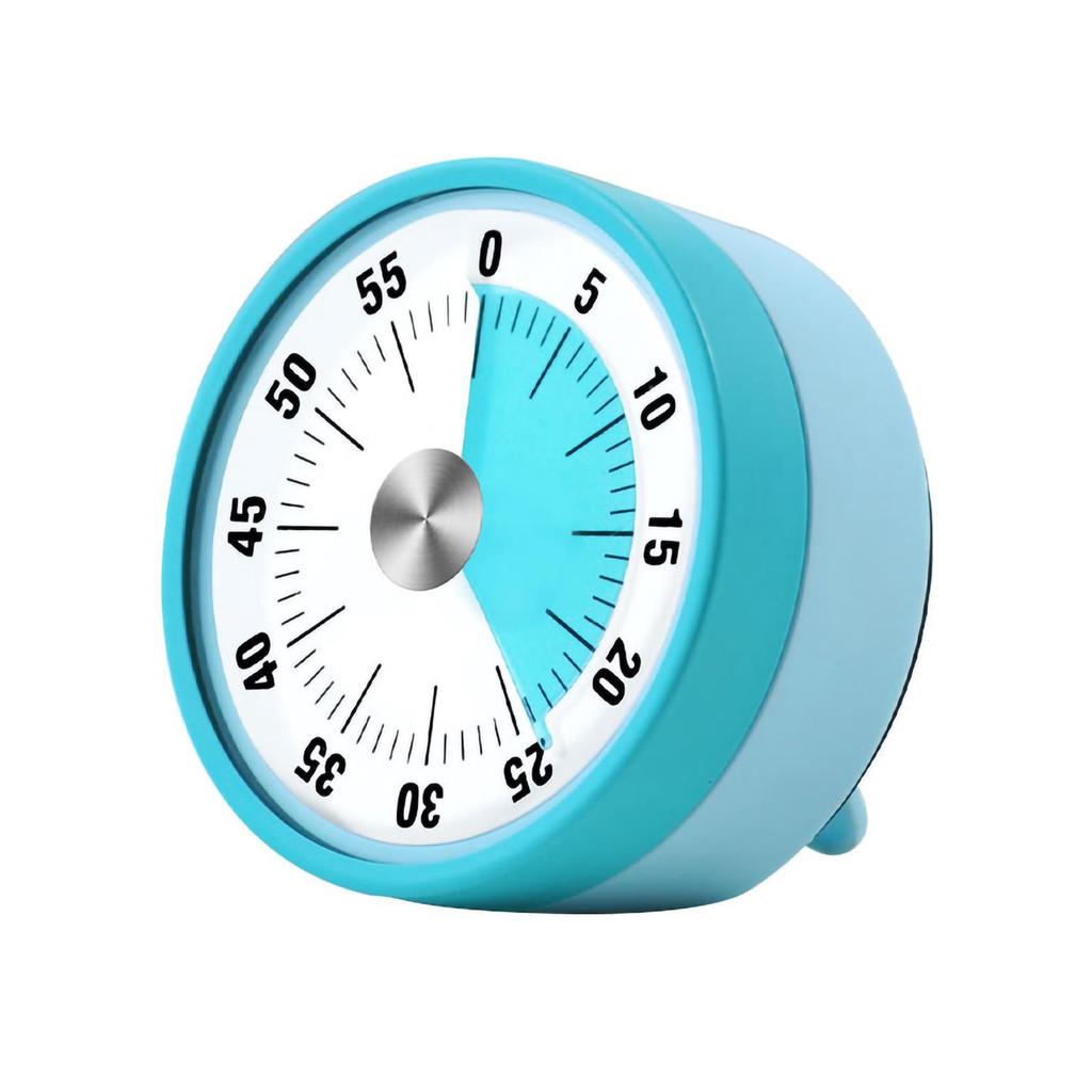 Stainless Steel Visual Timer Mechanical Kitchen Timer 60-Minutes Alarm Cooking Timer With Loud Alarm Magnetic Clock Timer