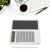Calculator Writing Tablet 6.5in LCD Chargeable Portable Paperless Drawing Handwriting Board
