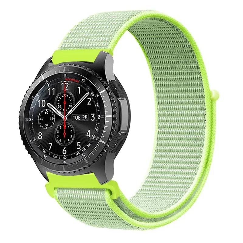 Нейлоновый ремешок-петля 20 мм 22 мм для Garmin Forerunner 265 965 255 255M 245 645 158/Venu 2Plus/Vivoactive 4 3/Venu SQ 2 Ремешок для браслета