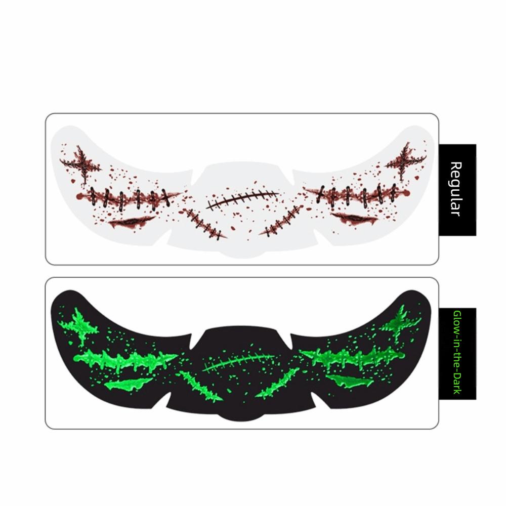Water Transfer Printing Face Sticker Freckles Simulated Halloween Makeup Sticker  Stage Prop