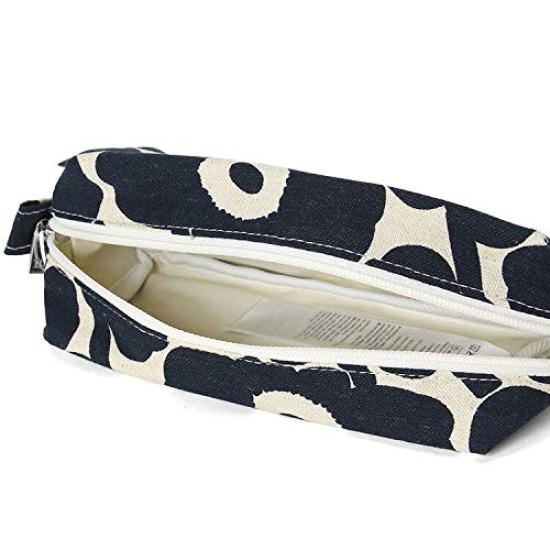 Marimekko Mini Unikko Pouch, Tise, CottonDark Blue, 70531-851 [Used]