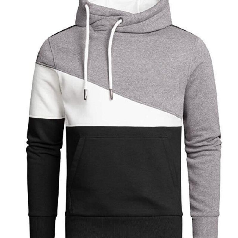 Пуловер для спорта на открытом воздухе для мужчин, флисовая толстовка с капюшоном, мужские свободные повседневные толстовки