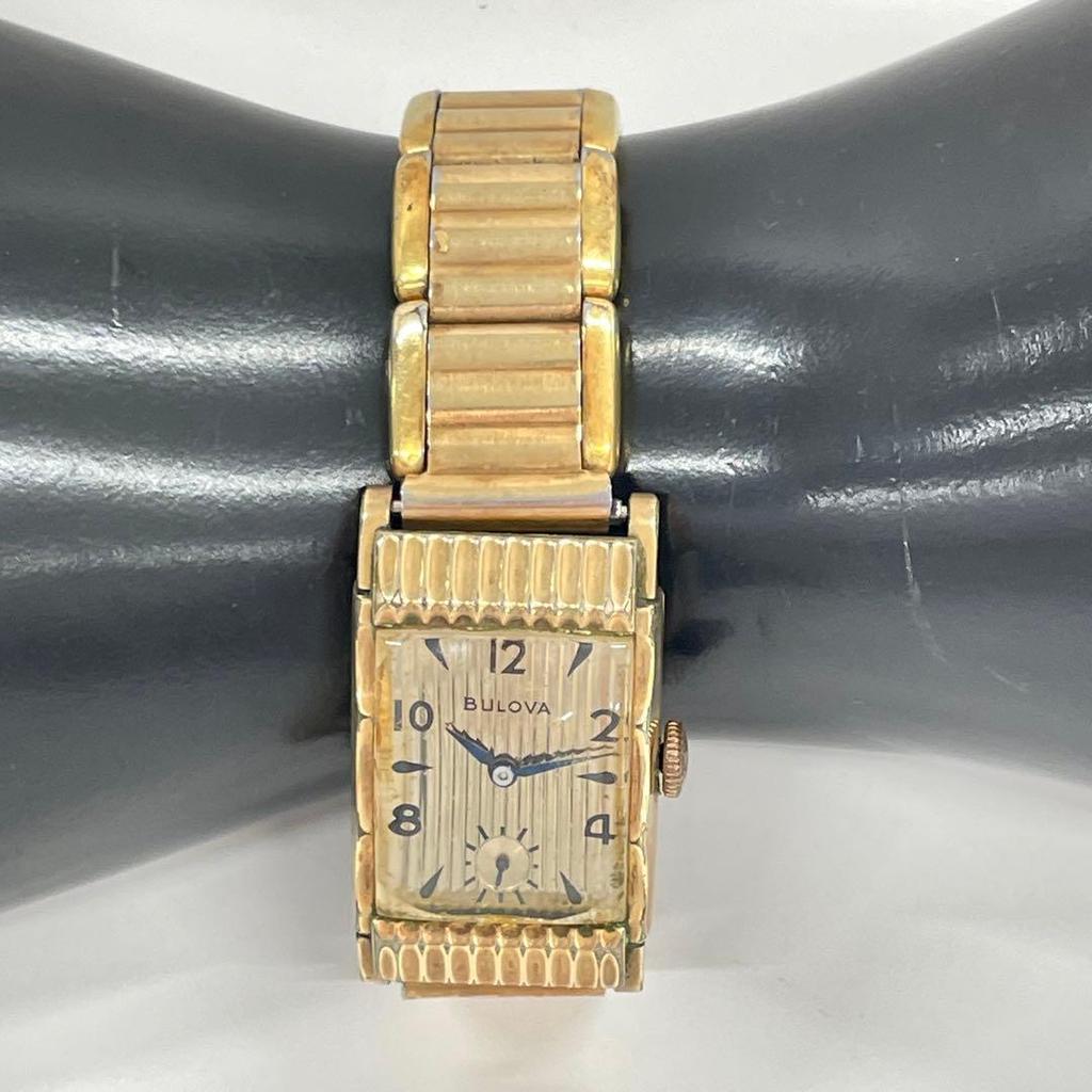 Б/у [Винтажные / 40-х годов] BULOVA С ручным заводом Smoseco Золотые