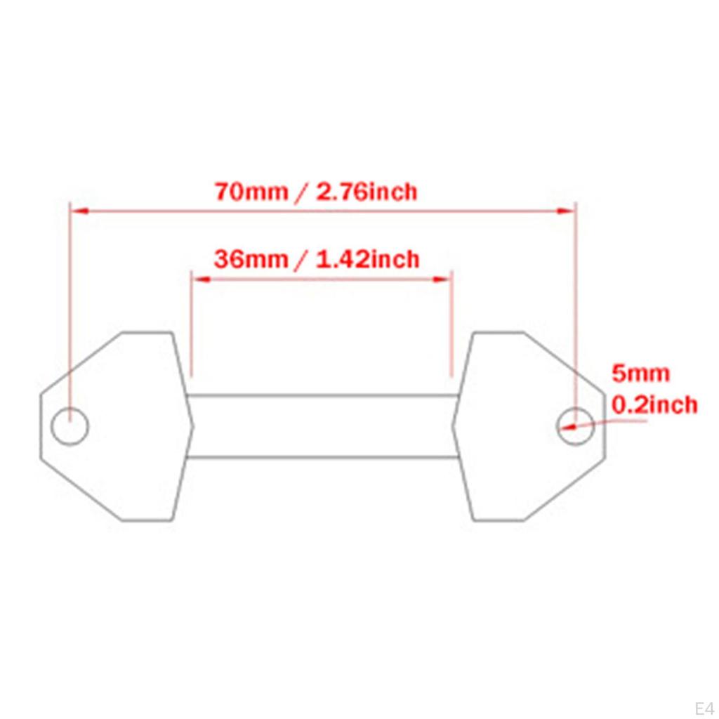 2 Pieces Side Box Hooks Pannier Tie Down Hook Sturdy Spare Parts Motorcycle Toolcase Trunk Bag DIY