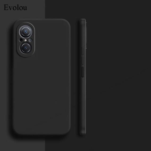 Жидкий силиконовый чехол для телефона для HUAWEI Nova 9 8 SE 5G ярких цветов, матовый ультратонкий мягкий противоударный чехол из ТПУ для Nova 9 8 5 Pro 5T 8i 4E 3i