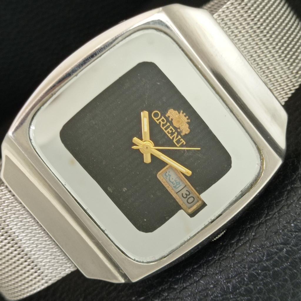 Orient 46941 АВТОМАТИЧЕСКИЕ ВИНТАЖНЫЕ ЯПОНСКИЕ МУЖСКИЕ ЧАСЫ С ОРИГИНАЛЬНЫМ ЦИФЕРБЛАТОМ a706292-1