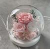 Preserved Flower Sphere: Rose & Sunflower Glass Dome Gift for Christmas & Valentine's Day