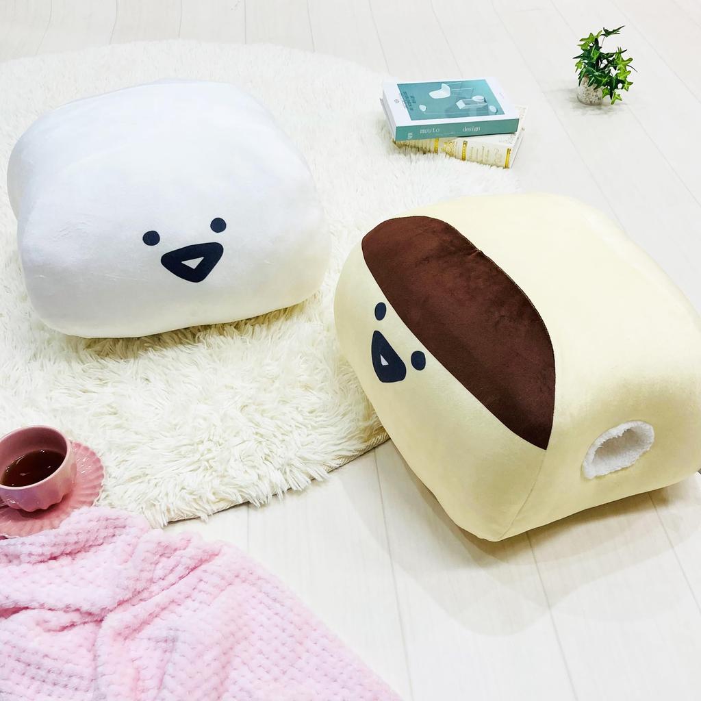 MORIPiLO Body Pillow to Me Soft and Soft to the Plush Nap Morishita Makura "Obungu Issho" (Hug Cushion) - Touch, Toy, Pillow, 40x25x25cm, Yellow,