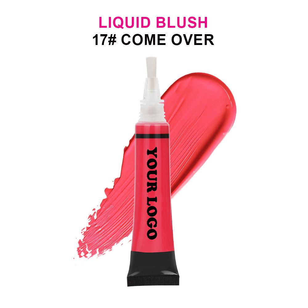 Стойкие водостойкие жидкие румяна: Матовый и мерцающий, Не выцветающий, Пигментированный