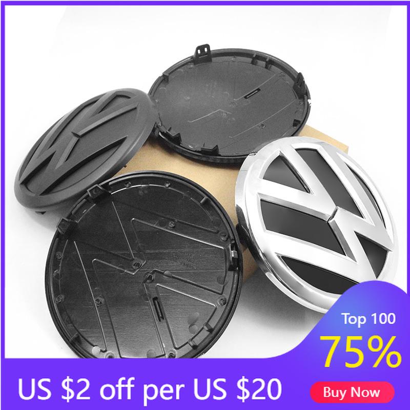 VW GTI GOLF For VOLKSWAGEN VW 2026 New Emblems Key Case 1Pcs 135mm 113mm 3GO 853 601B Car Logo Front Bonnet Hood 56D853630C Rear