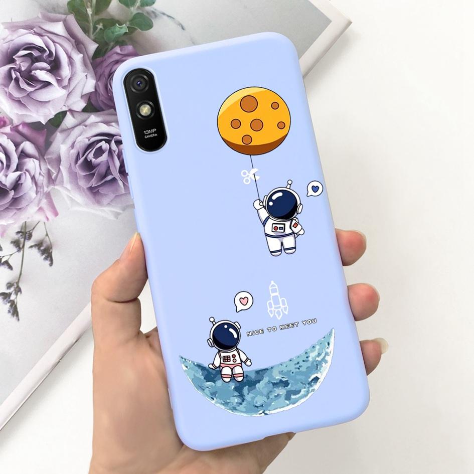 For Xiaomi Redmi 9A 9AT Case Lovely Astronaut Butterfly Soft Silicone Phone Back Cover For Xiaomi Redmi 9i Sport Redmi9a Hoesjes