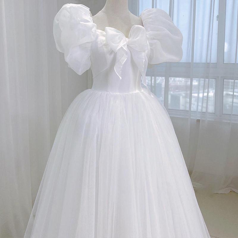 Simple Wedding Dress Temperament Dress Bride Wedding Princess Dress