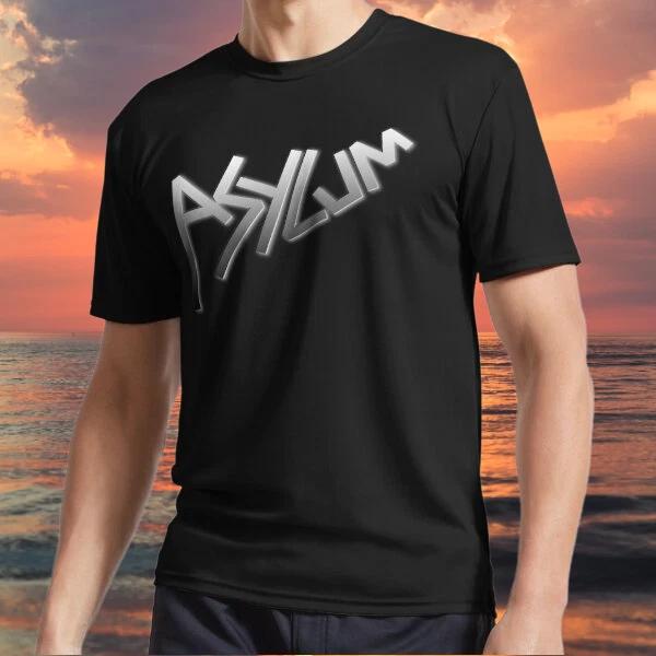 Новый товар Asylum логотип светится Active Logo TEE Футболка Смешная Размеры от S до 5XL