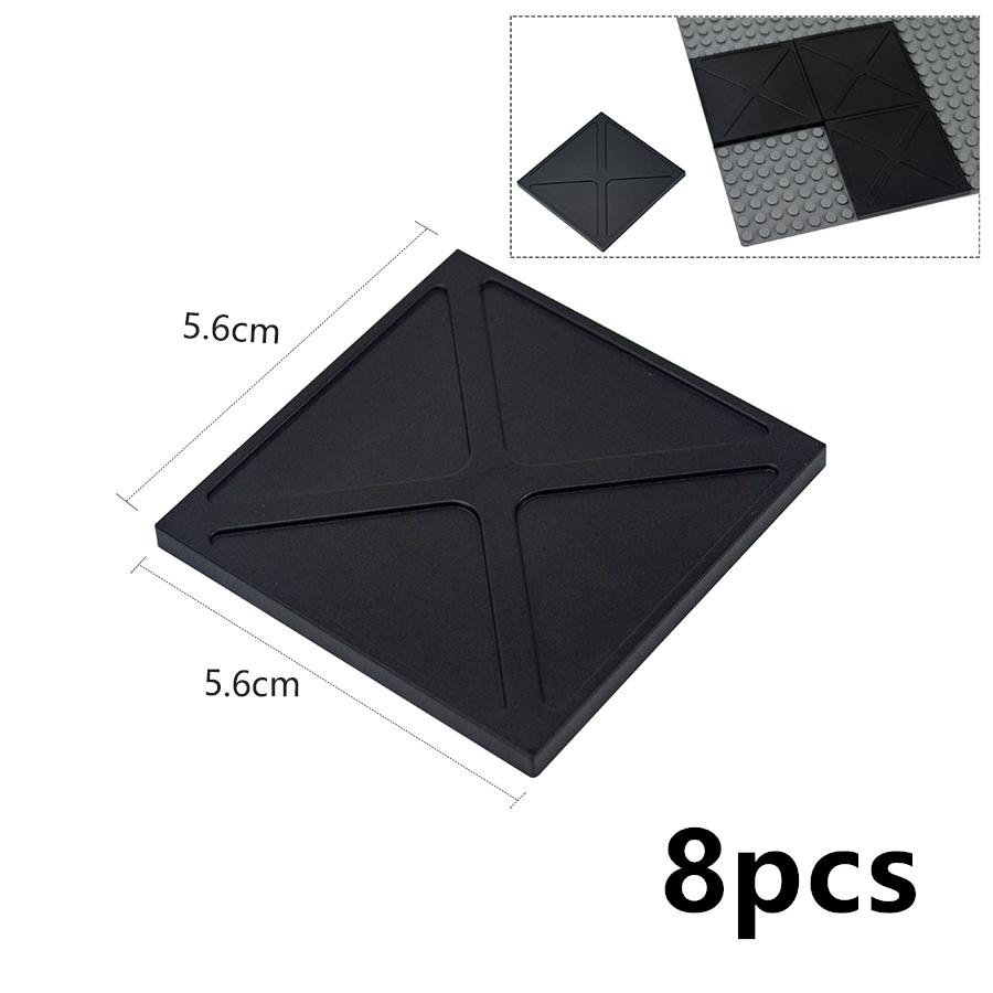 Конструктор DIY Ровные Плоские Плитки 4x4 6x6 8x8 8x16 Строительные Блоки Собирающиеся Частицы Легкая Доска Кирпичики 4*4 6*6 8*8 8*16 Пластина Креативная Игрушка