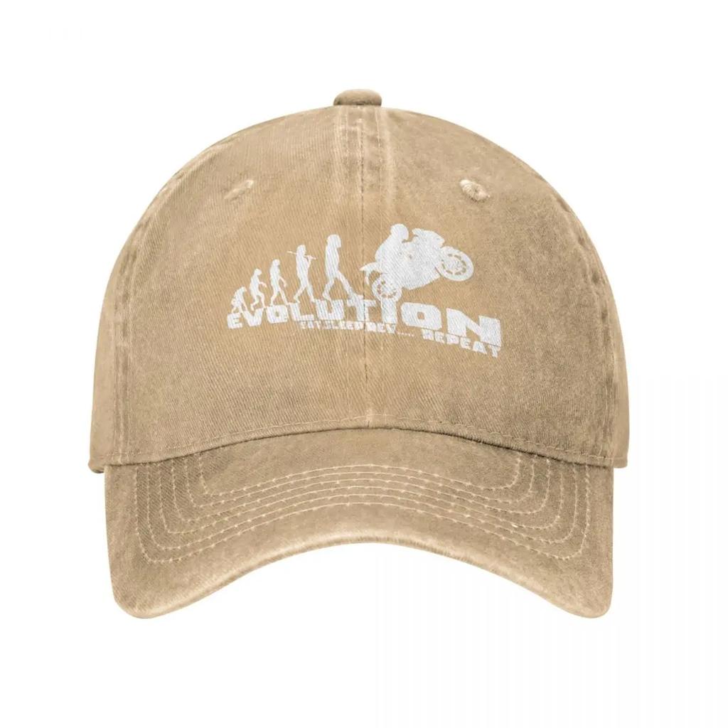 Винтажные джинсовые бейсболки для мотоциклистов, эволюция, женская шляпа, регулируемая кепка, горрас