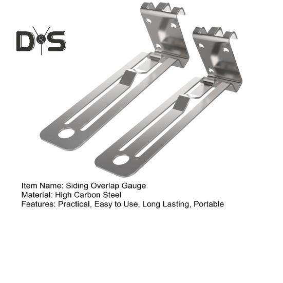 Набор из 2 шт. для измерения перекрытия сайдинга из фиброцемента, устойчивый к ржавчине компактный дизайн, портативный, прочный набор инструментов для перекрытия сайдинга