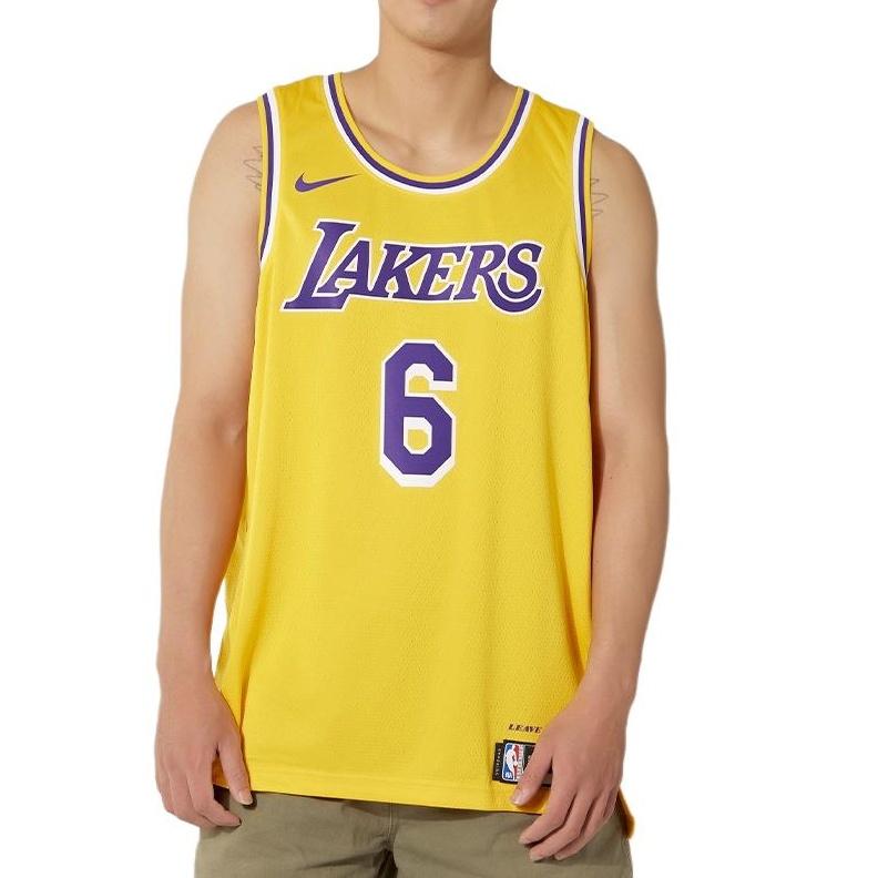 Nike Лос-Анджелес Лейкерс Икона 2022/23 Джерси Swingman 'Леброн Джеймс' Мужская DN2009-728