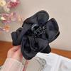 Korean Style Pleated Cloud Crab Claw Hair Clip Mesh Flower Bud Hair Clip Shark Clip Women Accessories
