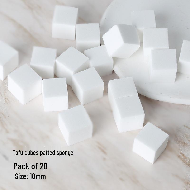 Набор инструментов для градиентного геля для нейл-арта: Квадратный карандаш-румяна омбре с мини-блоком тофу