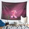 Oki Doki Vibrant Pink StagePerformance Tapestry HighQuality Print Wall Hanging for Living Room Bedroom Office