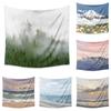 Simple Beach Forest Snow Mountain Landscape Pattern Tapestry Home Living Room Room Wall Decoration Background Cloth Tapestry