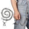 Metal Punk Rock Key Chains Clip Wallet Chain Belt Thick chain  Pant Jean Keychain  Biker Link