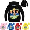 The New Children's Fleece Fireman Sam Cartoon Hooded Sweatshirt Hoodies Outwear Gifts