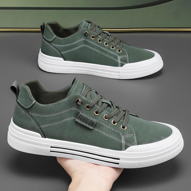 New Spring Men's Board Shoes Korean Style Fashionable Youth Single Shoes Versatile Casual Shoes Student Trendy Men's Shoes