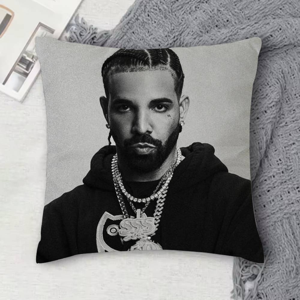 D-Drake Double-Sided Printed Square Decorative Cushion Cover For Sofa Living Room Home Decor