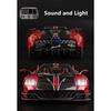 1/18 Pagani Huayra BC Alloy Sports Model Diecast Metal Racing Car Vehicles Model Collection Sound Light Simulation Kids Toy Gift