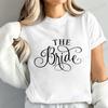 New Fashion Team Bride Tee T-Shirt Womens Vintage Wedding Party T-Shirt Funny Bride T-Shirt Tops Women's Tees Streetwear