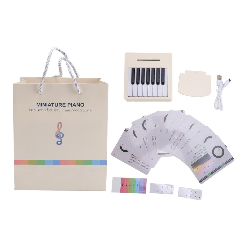 Miniature Piano Desk Calendar Innovative Playable Music Desk Desktop Ornament For Office Desks