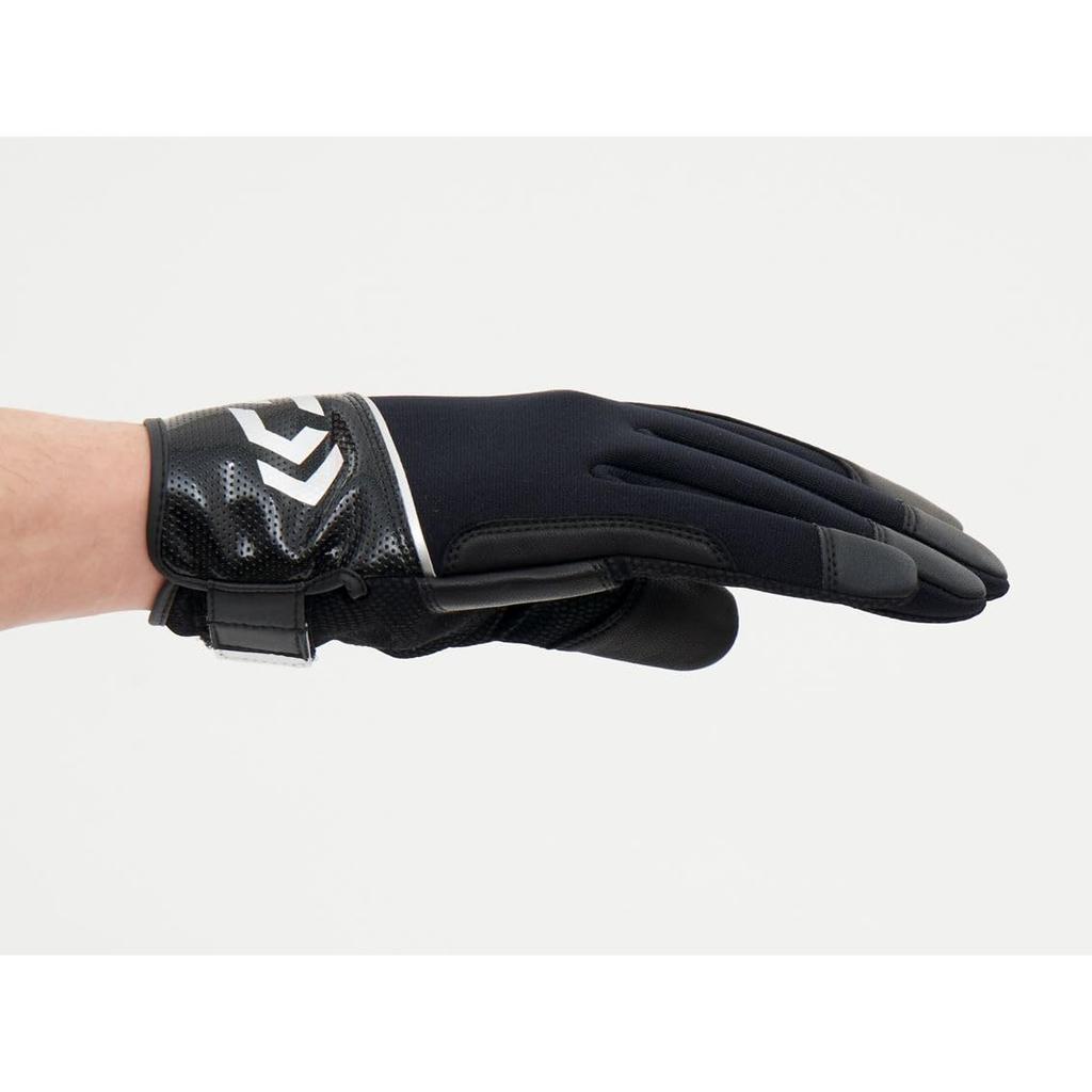 Daiwa Offshore Cold Protection Gloves Black Silver L Fishing DG-7223W
