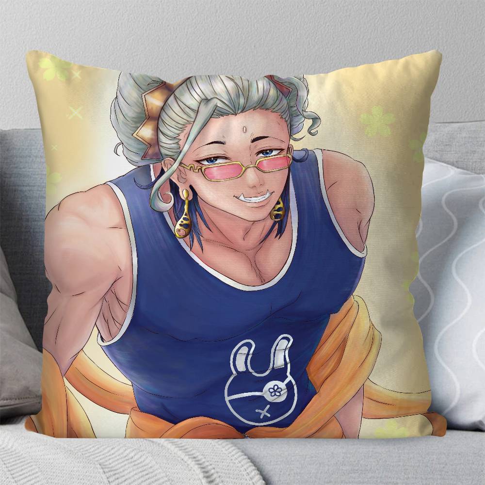 Buddha Anime RRecord Of Ragnarok Pillow Case Fashion Square Pillowcase Bedroom Sofa Room Ins Decoration Leisure