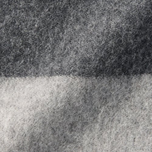 MUJI Шерстяное двустороннее одеяло угольно-серого цвета 80 x 130 см 83437589