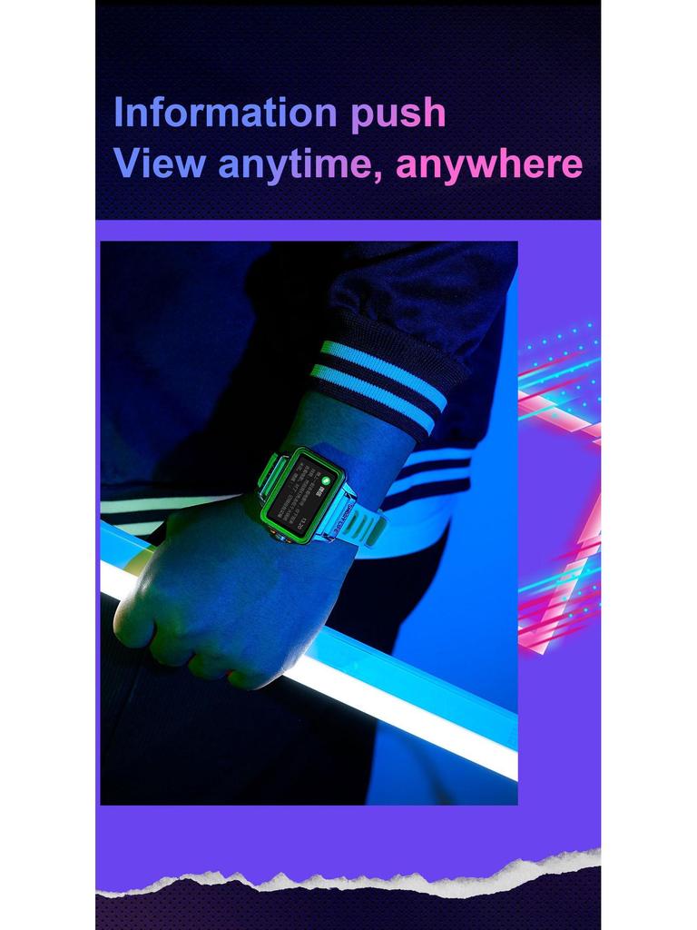 Умные часы S666: Спортивный шагомер, Динамический пульс, Мониторинг в течение всего дня, Игровые оповещения