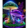 Diy Painting By Numbers Kits For Adults Mushroom Landscape Modern Picture With Numbers For Home Home Decoration