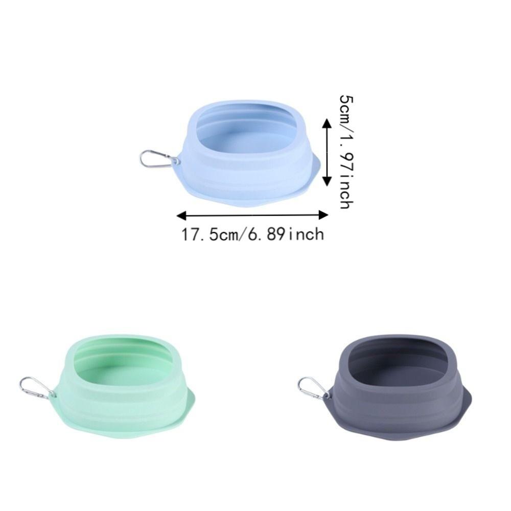 Prevent Overflow Silicone Pet Bowl Hanging Pet Food Dish Pet Water Bowl Pet Feeding Supplies