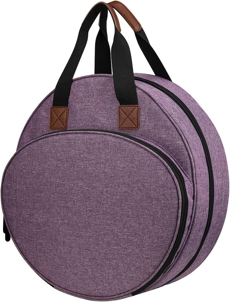 Embroidery Kit Organizer Bag – Multi-Layer Oxford Storage Bag for Cross Stitch Threads & Craft Supplies