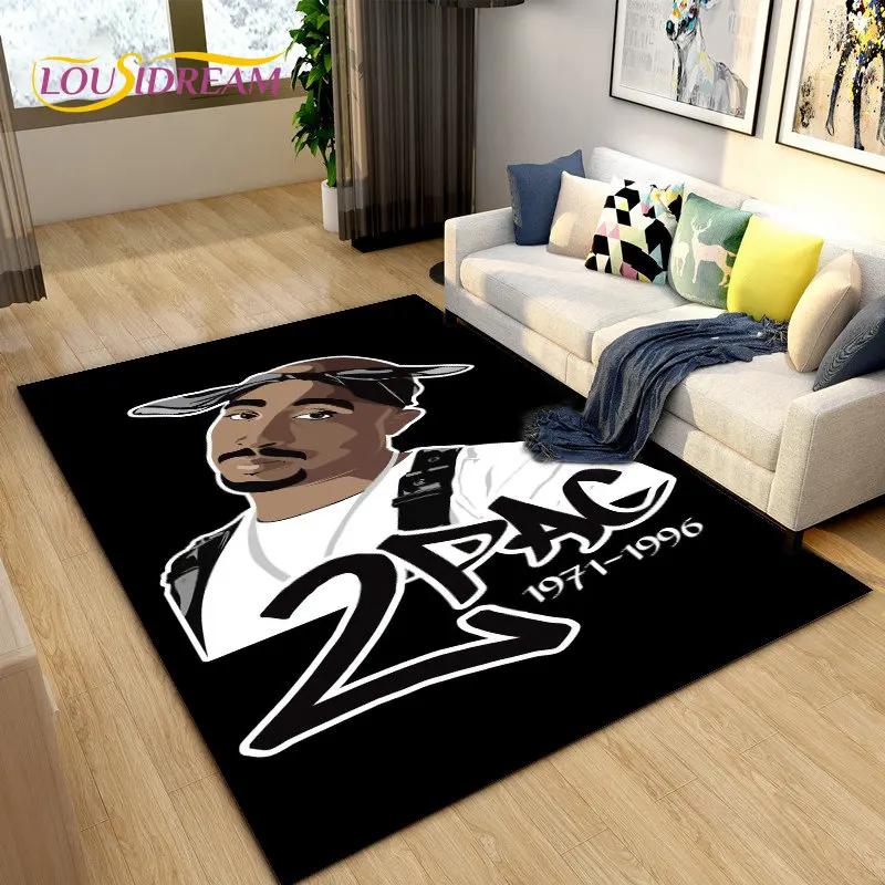 Ковер Legend Star Hip Hop Art Rapper Большой, Ковер для Гостиной Спальни Дивана Прихожей Декор, Детский Нескользящий Напольный Коврик