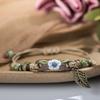 Серия 'Лес' Растение ручной лепки Керамика Регулируемый DIY Браслет Для Женщин Подарок Украшение #CZ501