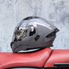 Small Shell Helmet Peel-off Helmet Motorcycle Helmet Locomotive Double Lens Men's and Women's Four-season Motorcycle Cruise Helmet Large